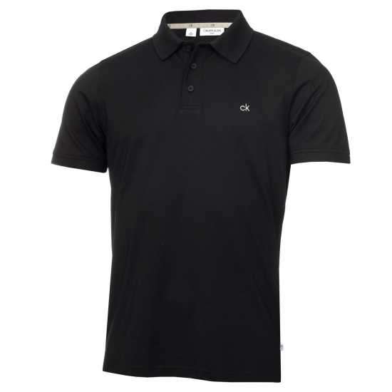 Блуза С Яка Calvin Klein Golf Polo Shirt Черно Дрехи за голф