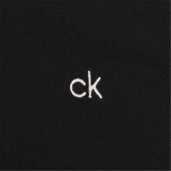 Блуза С Яка Calvin Klein Golf Polo Shirt Черно Дрехи за голф
