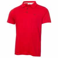 Блуза С Яка Calvin Klein Golf Polo Shirt Червено Дрехи за голф