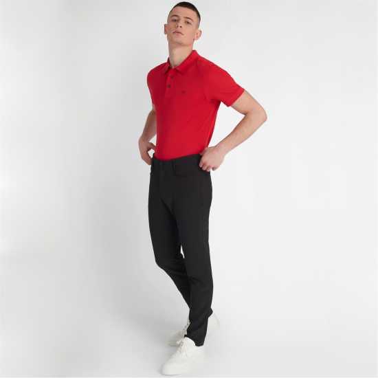 Блуза С Яка Calvin Klein Golf Polo Shirt Червено Дрехи за голф