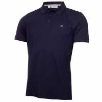 Блуза С Яка Calvin Klein Golf Polo Shirt Морска синьо Дрехи за голф