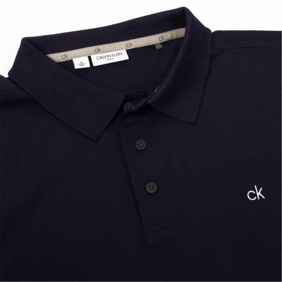 Блуза С Яка Calvin Klein Golf Polo Shirt Navy Мъжки тениски с яка