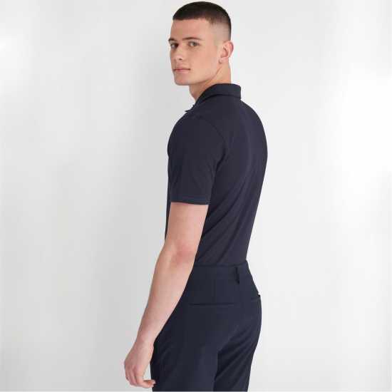 Блуза С Яка Calvin Klein Golf Polo Shirt Морска синьо Дрехи за голф