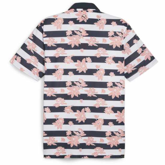 Дрехи за голф Puma Мъжка Блуза С Яка Pique Garden Polo Shirt Mens Navy/Orange Puma Мъжка Блуза С Яка Pique Garden Polo Shirt Mens Navy/Orange Дрехи за голф