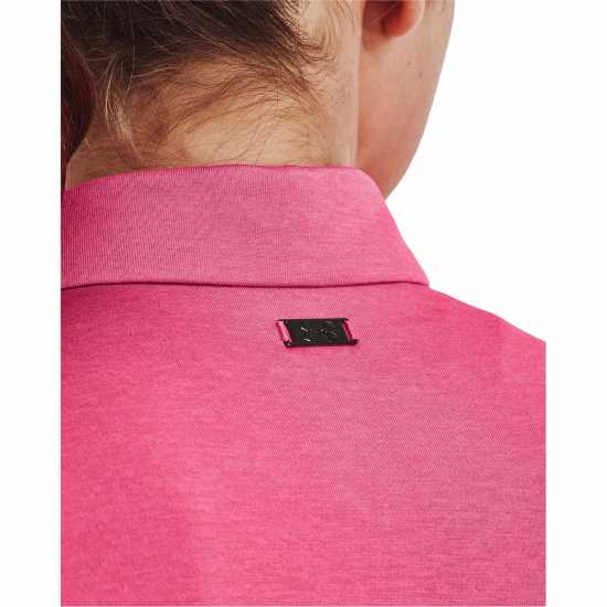 Under Armour Zinger Short Sleeve Polo Womens Pink Punk Дамски тениски с яка