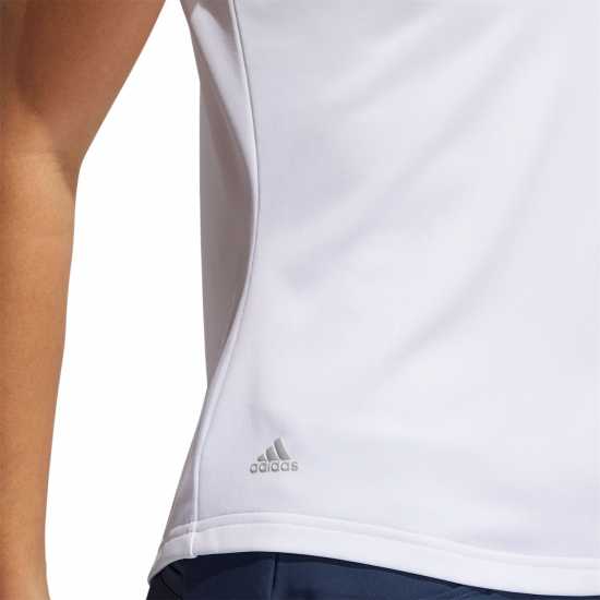 Дрехи за голф Adidas Блуза С Яка Short Sleeve Performance Polo Shirt Womens Бяло Adidas Блуза С Яка Short Sleeve Performance Polo Shirt Womens Бяло Дрехи за голф