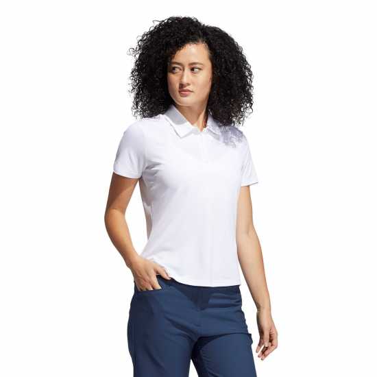 Дрехи за голф Adidas Блуза С Яка Short Sleeve Performance Polo Shirt Womens Бяло Adidas Блуза С Яка Short Sleeve Performance Polo Shirt Womens Бяло Дрехи за голф