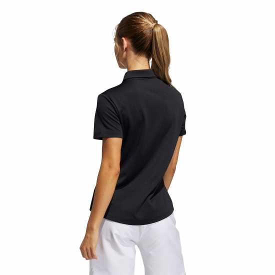 Adidas Блуза С Яка Short Sleeve Performance Polo Shirt Womens Black Дамски тениски с яка