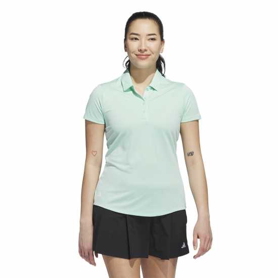 Adidas Блуза С Яка Short Sleeve Performance Polo Shirt Womens Мента 