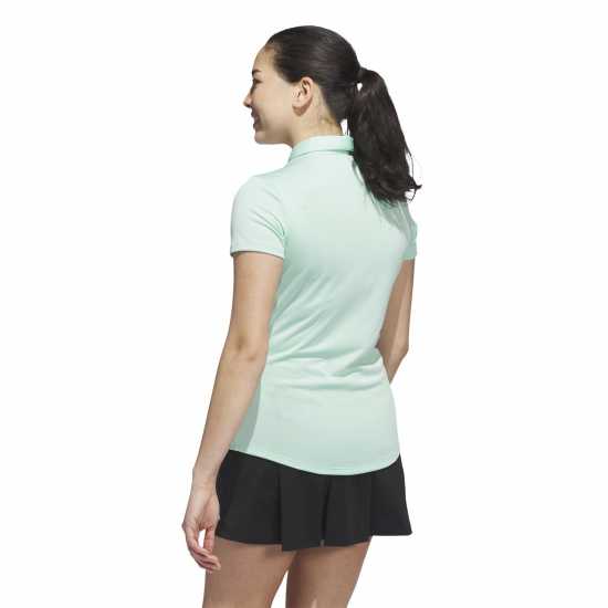 Adidas Блуза С Яка Short Sleeve Performance Polo Shirt Womens Мента 