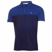 Блуза С Яка Calvin Klein Golf Block Polo Shirt Кобм-Нви Мъжки тениски с яка