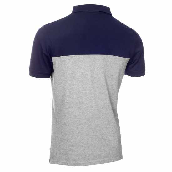 Блуза С Яка Calvin Klein Golf Block Polo Shirt Nvy-Silm Мъжки тениски с яка