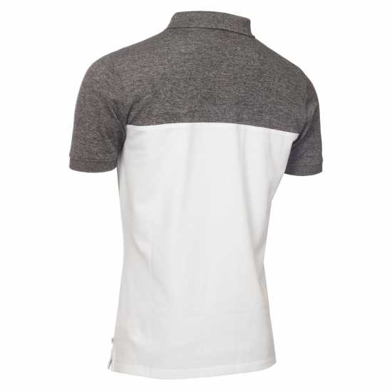 Блуза С Яка Calvin Klein Golf Block Polo Shirt Cha-Wht Мъжки тениски с яка