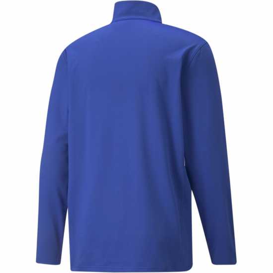 Puma Външен Слой Мъже Vista Quarter Zip Baselayer Top Mens Синьо/Сиво Дрехи за голф