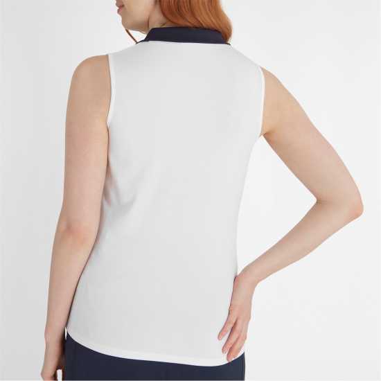 Дрехи за голф Calvin Klein Golf G Polo Ld99 White Navy Calvin Klein Golf G Polo Ld99 White Navy Дрехи за голф