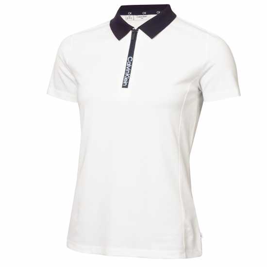 Дрехи за голф Calvin Klein Golf G Polo Ld99 White Navy Calvin Klein Golf G Polo Ld99 White Navy Дрехи за голф