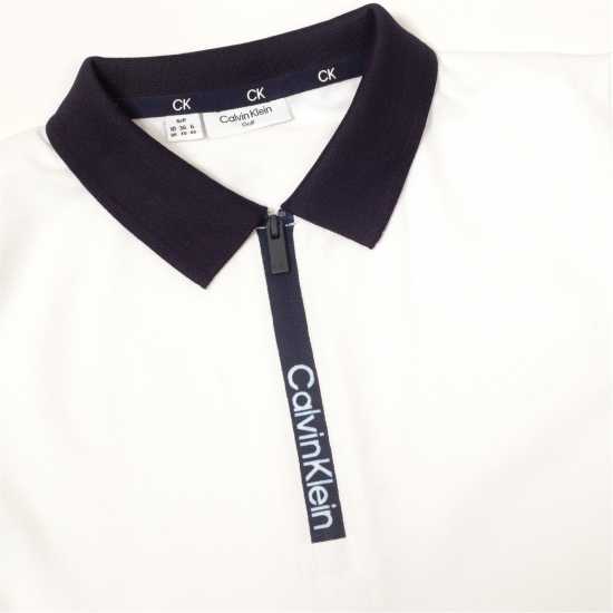 Дрехи за голф Calvin Klein Golf G Polo Ld99 White Navy Calvin Klein Golf G Polo Ld99 White Navy Дрехи за голф