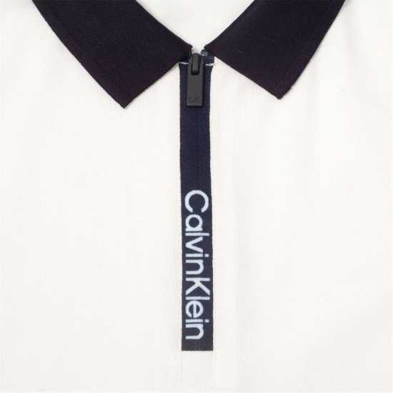 Дрехи за голф Calvin Klein Golf G Polo Ld99 White Navy Calvin Klein Golf G Polo Ld99 White Navy Дрехи за голф