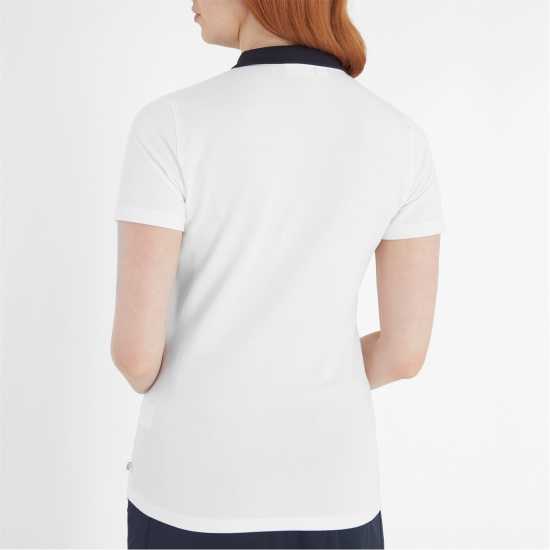 Дрехи за голф Calvin Klein Golf G Polo Ld99 White Navy Calvin Klein Golf G Polo Ld99 White Navy Дрехи за голф