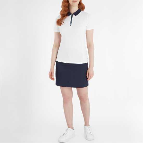 Дрехи за голф Calvin Klein Golf G Polo Ld99 White Navy Calvin Klein Golf G Polo Ld99 White Navy Дрехи за голф
