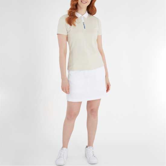 Дрехи за голф Calvin Klein Golf G Polo Ld99 Birch White Calvin Klein Golf G Polo Ld99 Birch White Дрехи за голф
