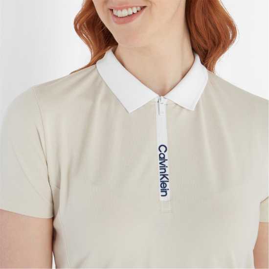 Дрехи за голф Calvin Klein Golf G Polo Ld99 Birch White Calvin Klein Golf G Polo Ld99 Birch White Дрехи за голф