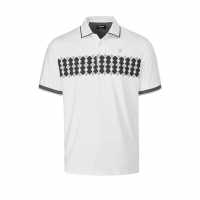 Блуза С Яка Farah Golf Polo Shirt White/Drk Shdow Мъжки тениски с яка