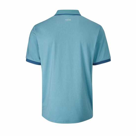 Блуза С Яка Farah Golf Polo Shirt Teal Hue/D Blue Мъжки тениски с яка