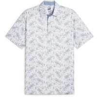 Puma Мъжка Блуза С Яка Cloudspun Paisley Polo Shirt Mens  Дрехи за голф