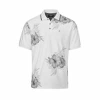 Блуза С Яка Farah Golf Polo Shirt White Мъжки тениски с яка