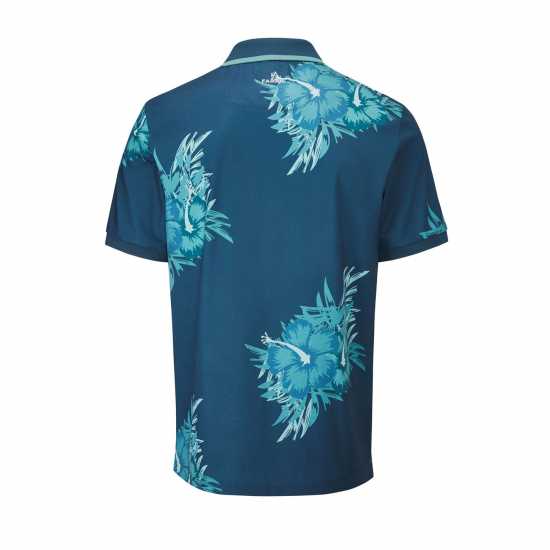 Блуза С Яка Farah Golf Polo Shirt Farah Teal Мъжки тениски с яка