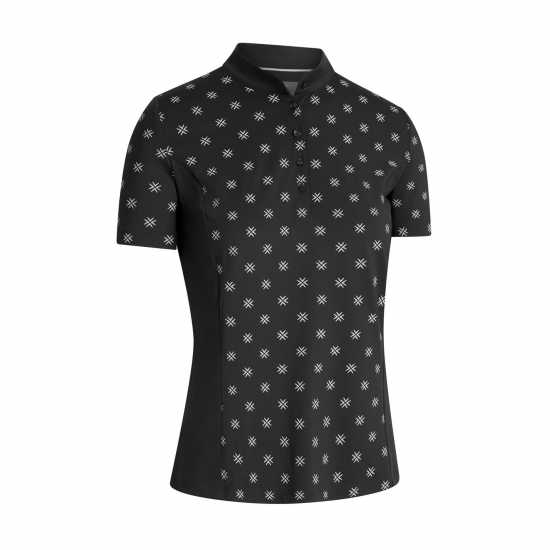 Callaway Блуза С Яка Print Polo Shirt Womens Caviar Дамски тениски с яка