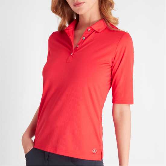 Дрехи за голф Calvin Klein Golf G Polo Ld99 Poppy Calvin Klein Golf G Polo Ld99 Poppy Дрехи за голф