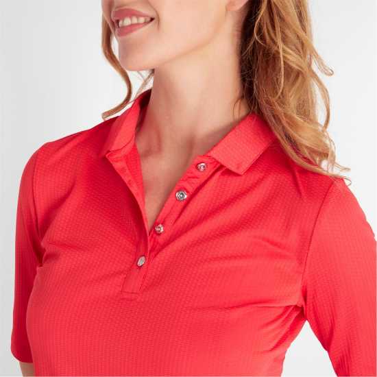 Дрехи за голф Calvin Klein Golf G Polo Ld99 Poppy Calvin Klein Golf G Polo Ld99 Poppy Дрехи за голф