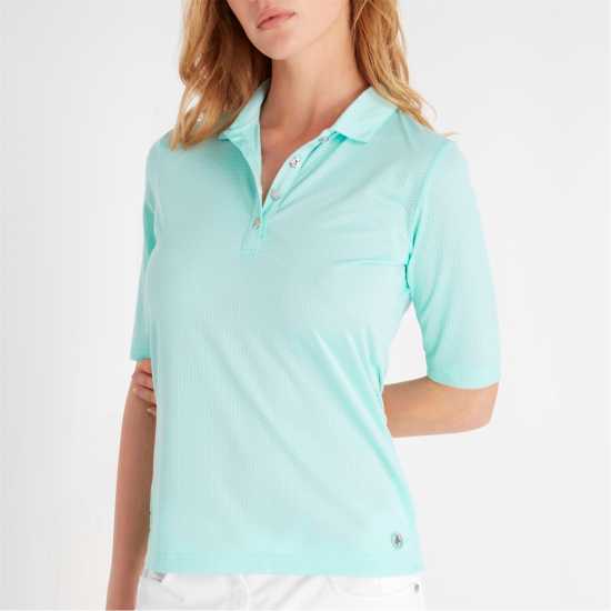 Дрехи за голф Calvin Klein Golf G Polo Ld99 Aqua Calvin Klein Golf G Polo Ld99 Aqua Дрехи за голф