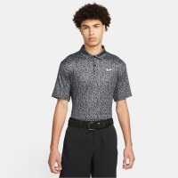 Nike Dri-FIT Tour Men's Camo Golf Polo Iron Grey/White Мъжки тениски с яка
