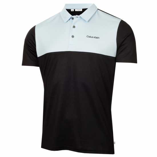 Calvin Klein Golf G Polo Sn99 Черно/Бледо синьо Дрехи за голф
