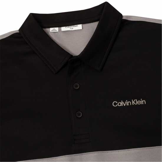 Calvin Klein Golf G Polo Sn99 Сребро/Черно Дрехи за голф