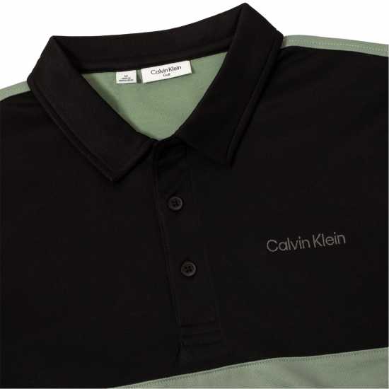 Calvin Klein Golf G Polo Sn99 Зелено/Черно Дрехи за голф