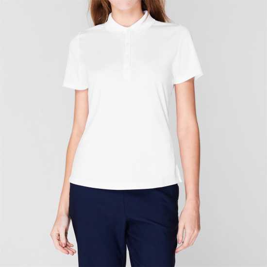 Callaway Дамска Блуза С Яка Solid Polo Shirt Ladies White Дамски тениски с яка