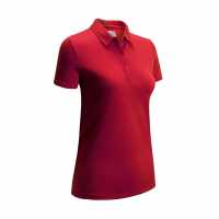 Callaway Дамска Блуза С Яка Solid Polo Shirt Ladies True Red Дамски тениски с яка