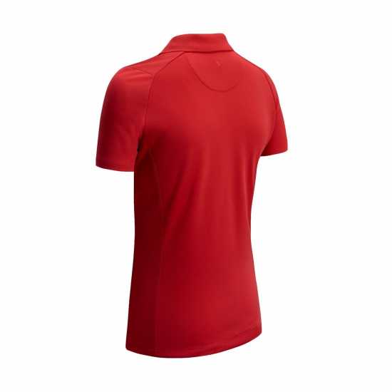 Callaway Дамска Блуза С Яка Solid Polo Shirt Ladies True Red Дамски тениски с яка