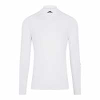 Горнище Основен Слой J Lindeberg Golf Base Layer Top White Мъжки долни дрехи