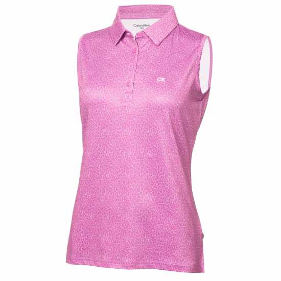 Calvin Klein Golf G Slvls Polo Ld99 Orchid White Дрехи за голф