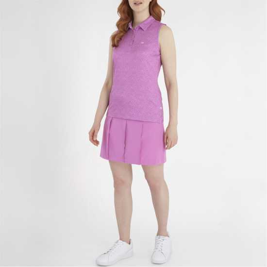Calvin Klein Golf G Slvls Polo Ld99 Orchid White Дрехи за голф