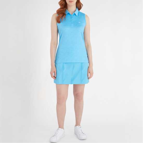 Calvin Klein Golf G Slvls Polo Ld99 Htge Blue White Дрехи за голф