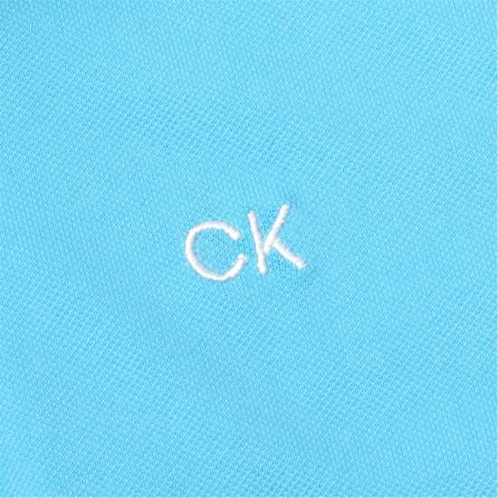 Calvin Klein Golf G Slvls Polo Ld99 Htge Blue White Дрехи за голф