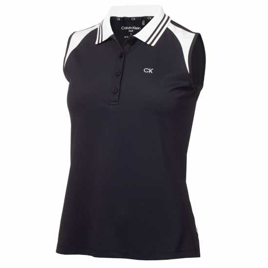 Дрехи за голф Calvin Klein Golf G Slvls Polo Ld99 Navy White Calvin Klein Golf G Slvls Polo Ld99 Navy White Дрехи за голф