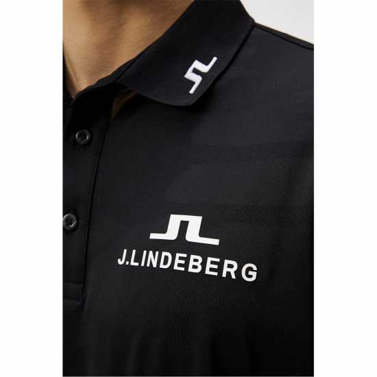 J Lindeberg Wince Reg Polo Sn43 Black Мъжки тениски с яка