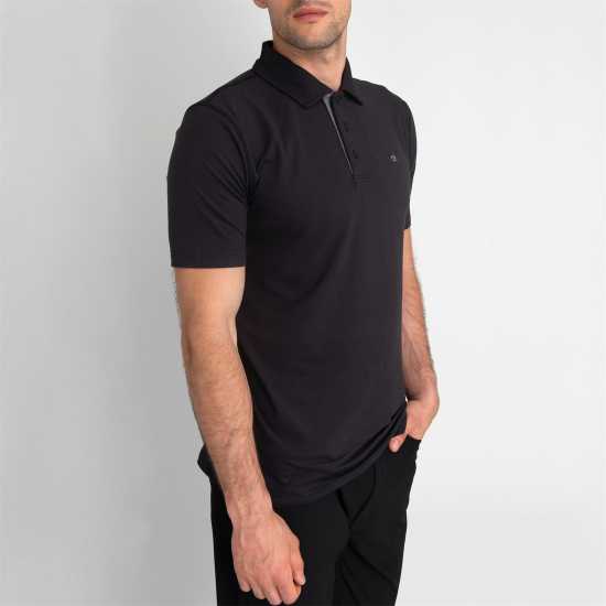 Блуза С Яка Calvin Klein Golf Newport Polo Shirt Black Мъжки тениски с яка